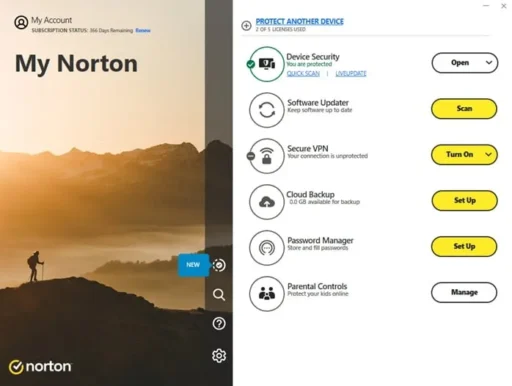 Norton 360 Deluxe (3 Device/Up to 25GB)