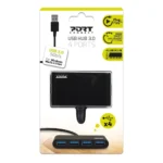 Port USB3.0 Black Plug & Play 4-port Hub