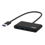 Port USB3.0 Black Plug & Play 4-port Hub