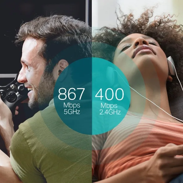 TP-LINK T4U AC1300 Wireless Dual Band USB Adapter