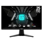 MSI G255F 25 Gaming Monitor 1920x1080 (FHD) Rapid IPS 1mz 180Hz Adaptive Sync HDMI Displayport Black
