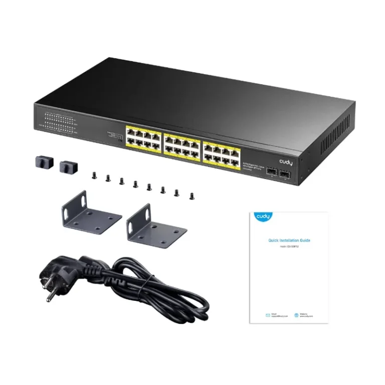 Cudy 24-Port Gigabit PoE+ Unmanaged Switch