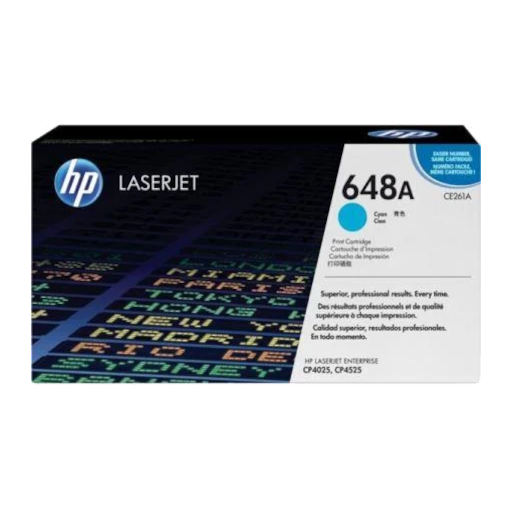 HP 648A Cyan LaserJet Toner Cartridge