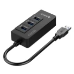 ORICO 3XUSB3.0 HUB GBE ADAPTER BLK