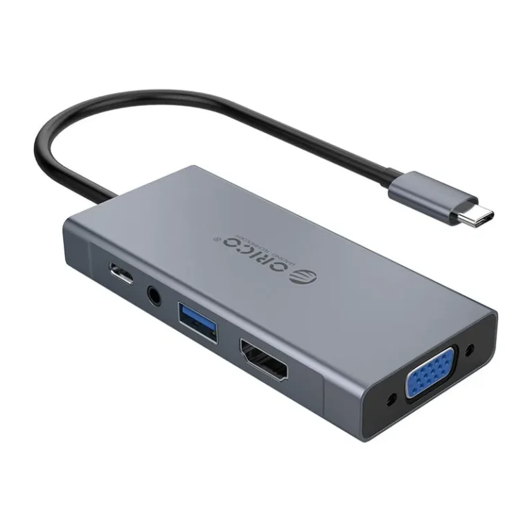 ORICO 5 IN 1 HDMI USB3.0VGA TYPE-C DOCK