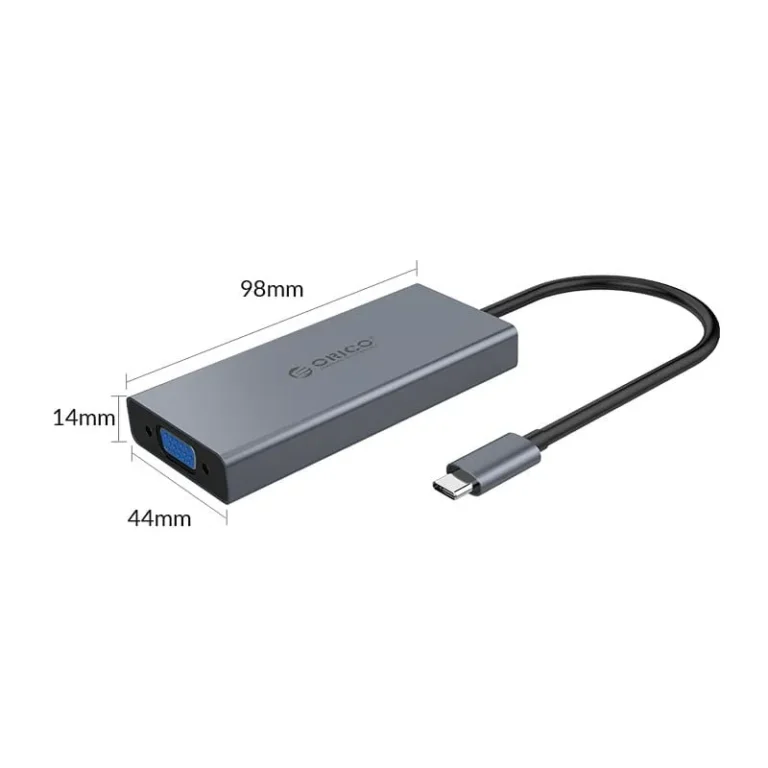 ORICO 5 IN 1 HDMI USB3.0VGA TYPE-C DOCK