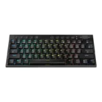 REDRAGON Horus Mini Pro 61Key Wireless Bluetooth Red Switch RGB Low Profile Gaming Mechanical Keyboard - Black