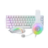 Redragon 3in1 MS HS KB Wired Combo - White Redragon 3in1 MS HS KB Wired Combo - White