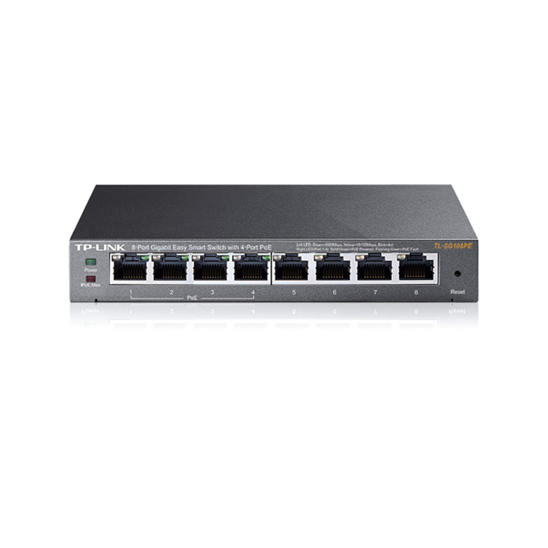 TP-Link 8 Port Gigabit Smart POE Desktop Switch