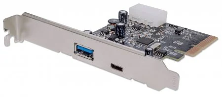 Manhattan PCI Express card 2 x external ports