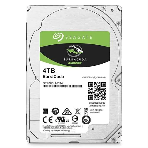 Seagate Barracuda 4TB; 2.5'' Notebook drive; SATA 6GB/s; RPM 5400; 128MB Cache 15mm