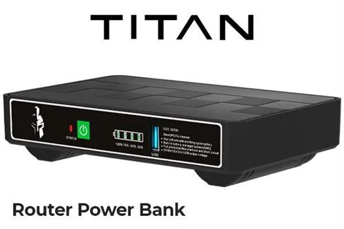 TITAN Elecstor ECO32700 18W 12000mAh 38WH Mini DC UPS