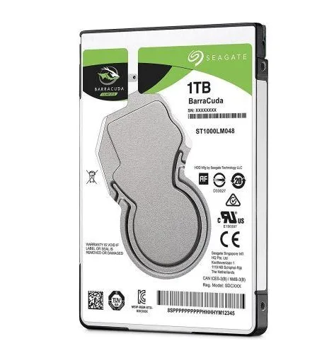 Seagate Barracuda 1TB 2.5" SATA 7mm Internal HDD