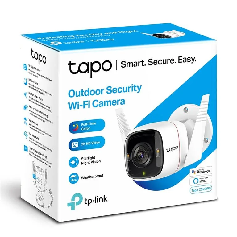 TP-Link TAPO 2MP C320WS 2K QHD Outdoor IP Camera