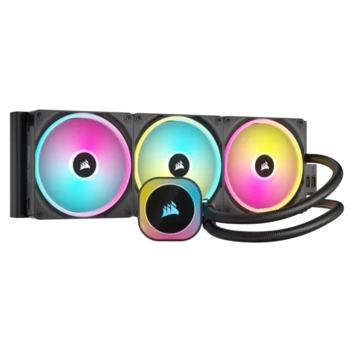 Corsair iCUE LINK H170i RGB Liquid CPU Cooler - QX140 RGB Fans - 420mm Radiator - Fits Intel? LGA 1700; AMD? AM5 - Hub Included