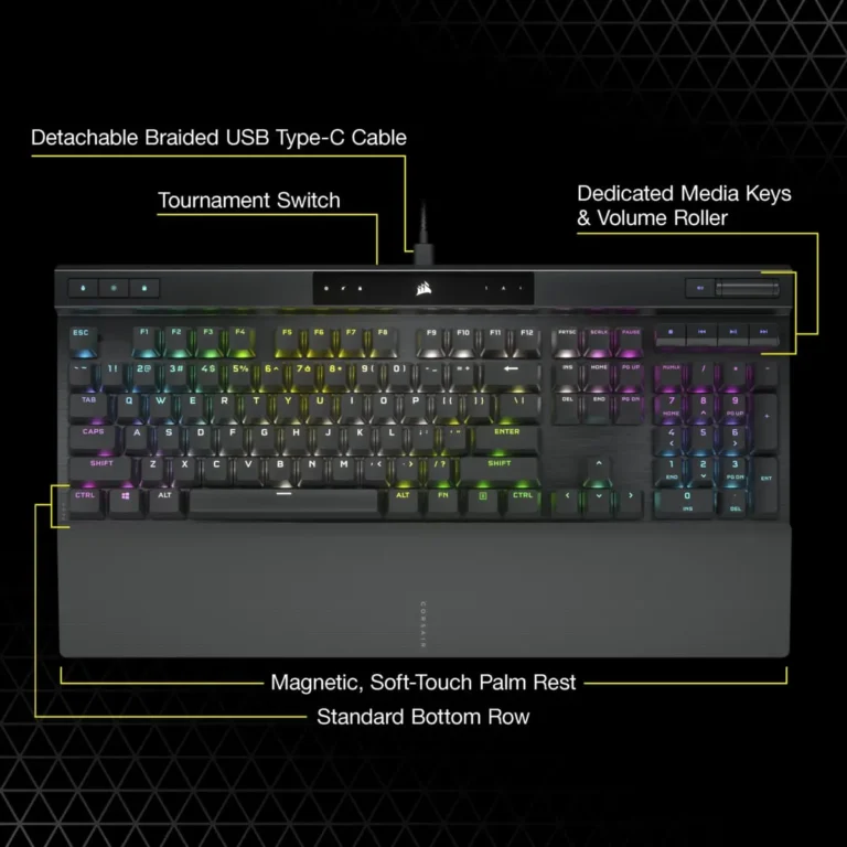 Corsair K70 PRO RGB Optical-Mechanical Gaming Keyboard