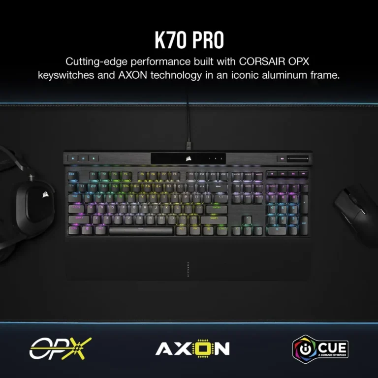 Corsair K70 PRO RGB Optical-Mechanical Gaming Keyboard