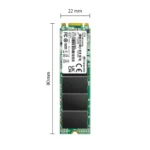 TRANSCEND 2 TB MTS825S M.2 SATA3 2280 SSD