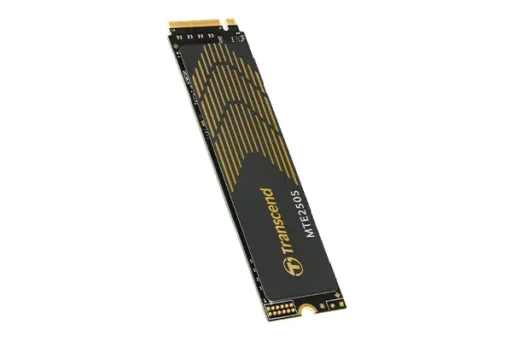 TRANSCEND 1TB MTE250S PCI-E GEN 4X4 M.2 NVMe 2280 SSD 3D NAND -7200 MB/s Read 6700 MB/s Write- Graphen Heat Spreader -780TBW