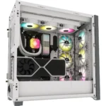 5000T RGB Black Tempered Glass Mid-Tower; 2x 3.5-inch