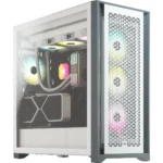 5000T RGB Black Tempered Glass Mid-Tower; 2x 3.5-inch