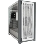 5000T RGB Black Tempered Glass Mid-Tower; 2x 3.5-inch