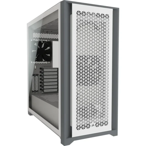 5000T RGB Black Tempered Glass Mid-Tower; 2x 3.5-inch