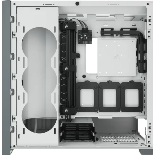 5000T RGB Black Tempered Glass Mid-Tower; 2x 3.5-inch