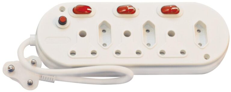 6 WAY MULTI-PLUG WITH SWITCH