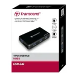 TRANSCEND USB3.0 - 4 PORT HUB - POWERED