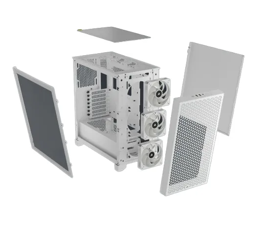 3000D RGB AIRFLOW White Mid-Tower PC Case
