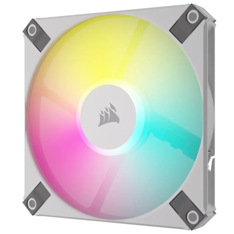 Corsair iCUE AF120 RGB SLIM 120mm PWM Fluid Dynamic Bearing Fan - White