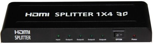 1 IN 4 OUT HDMI 4K SPLITTER BOX