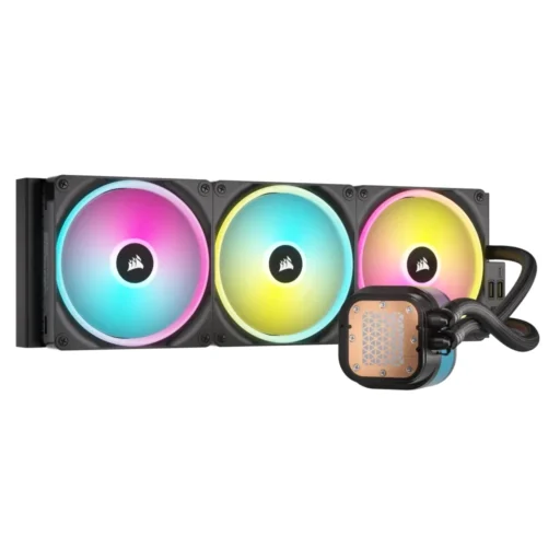 Corsair iCUE LINK H170i RGB Liquid CPU Cooler - QX140 RGB Fans - 420mm Radiator - Fits Intel? LGA 1700; AMD? AM5 - Hub Included