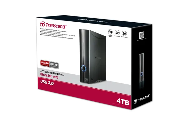 TRANSCEND STOREJET 4TB 3.5'' USB3.0 HDD