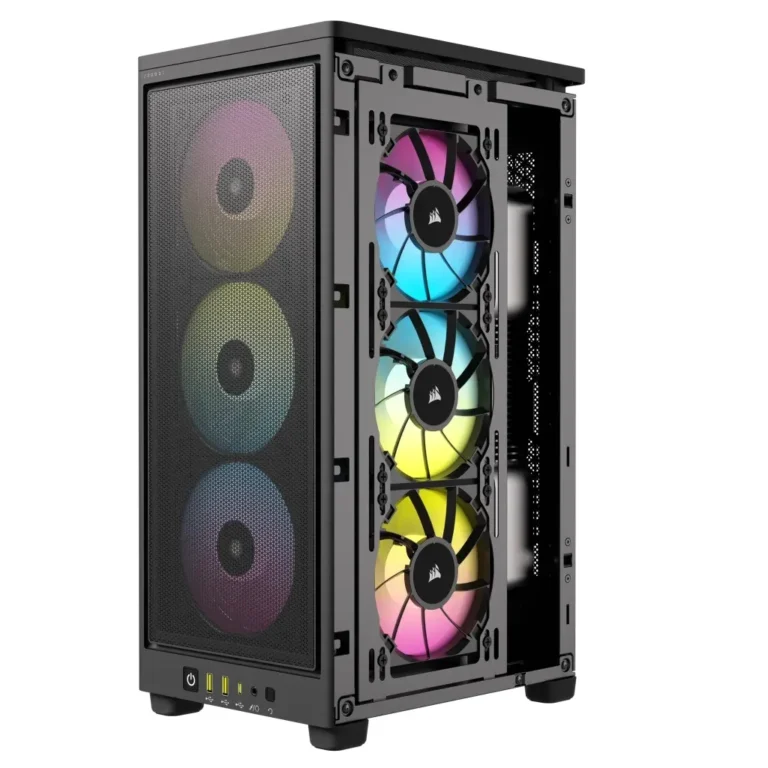 iCUE 2000D RGB AIRFLOW Black Mini-ITX PC Case