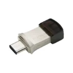 TRANSCEND 64GB JETFLASH 890 USB-C & USB 3.1 OTG FLASH DRIVE - SILVER