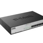 D-Link 8-Ports 10/100/1000Mbps Unmanaged Gigabit Switch (Metal Case; 8 x POE ports)