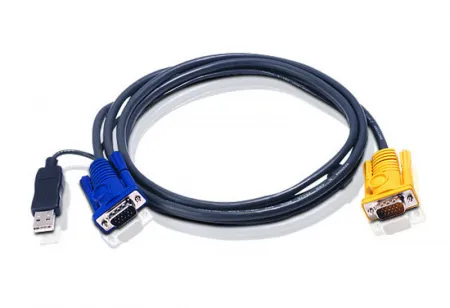 ATEN 5M USB KVM Cable with 3 in 1 SPHD and built-in PS/2 to USB converter