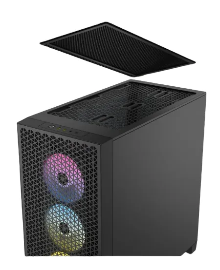 3000D RGB AIRFLOW Black Mid-Tower PC Case