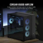 6500D Airflow Black Tempered Glass Mid-Tower