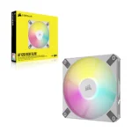 Corsair iCUE AF120 RGB SLIM 120mm PWM Fluid Dynamic Bearing Fan - White