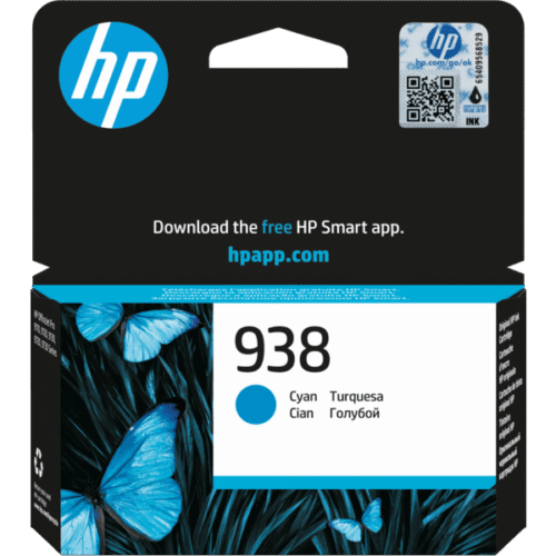 HP 938 CYAN ORIGINAL INK CARTRIDGE