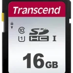 TRANSCEND 300S 16GB UHS-I CLASS 10 U1 SDHC CARD - 2D NAND