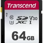TRANSCEND 300S 64GB UHS-I CLASS 10 U1 V10 SDXC CARD -3D NAND