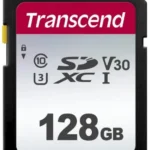 TRANSCEND 300S 128GB UHS-1 CLASS 10 U1 V10 SDXC CARD - 3D NAND