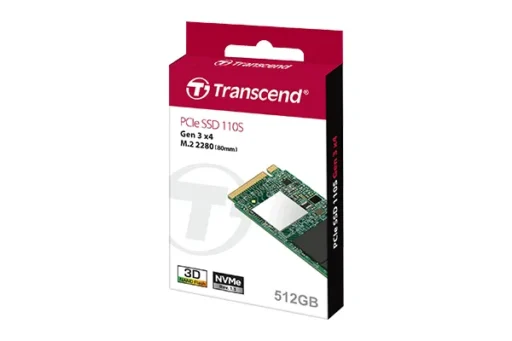 TRANSCEND 128GB MTE110S PCI-E GEN 3x4 M.2 2280 SSD 3D TLC - 1500 MB/s Read 550 MB/s Write - 50 TBW
