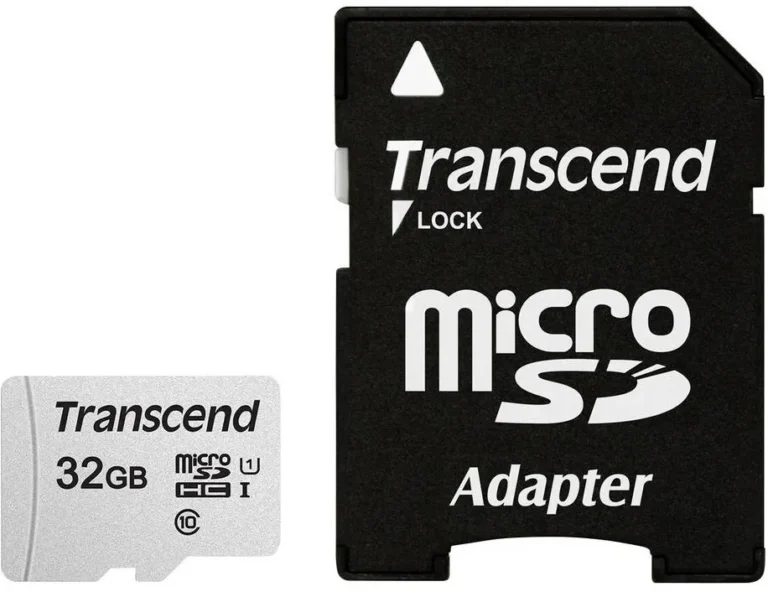 59134340_1877508976.webp TRANSCEND 300S 32GB MICRO SD UHS-1 U1 CLASS10 - READ 95MB/S - WRITE 45MB/S WITH ADAPTOR -TLC