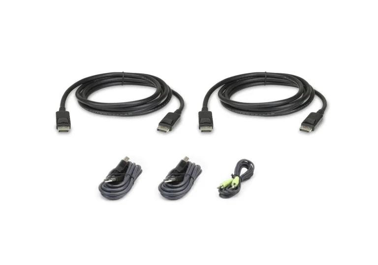 ATEN 1.8M Dual Display DisplayPort Secure KVM Cable Kit