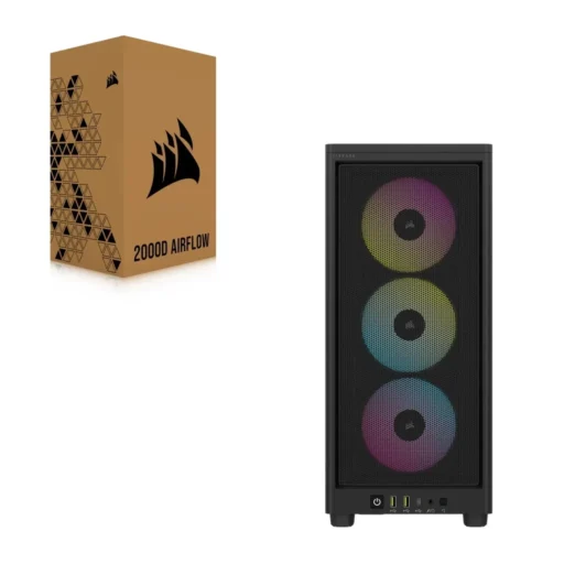 5000D RGB Airflow White Tempered Glass Mid Tower;